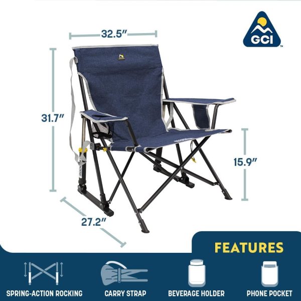 GCI Outdoor Rocker Camping Chair - Image 2
