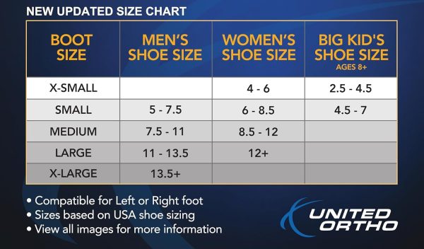 United Ortho USA14115 Short Air Cam Walker Fracture Boot, Medium, Black - Image 2